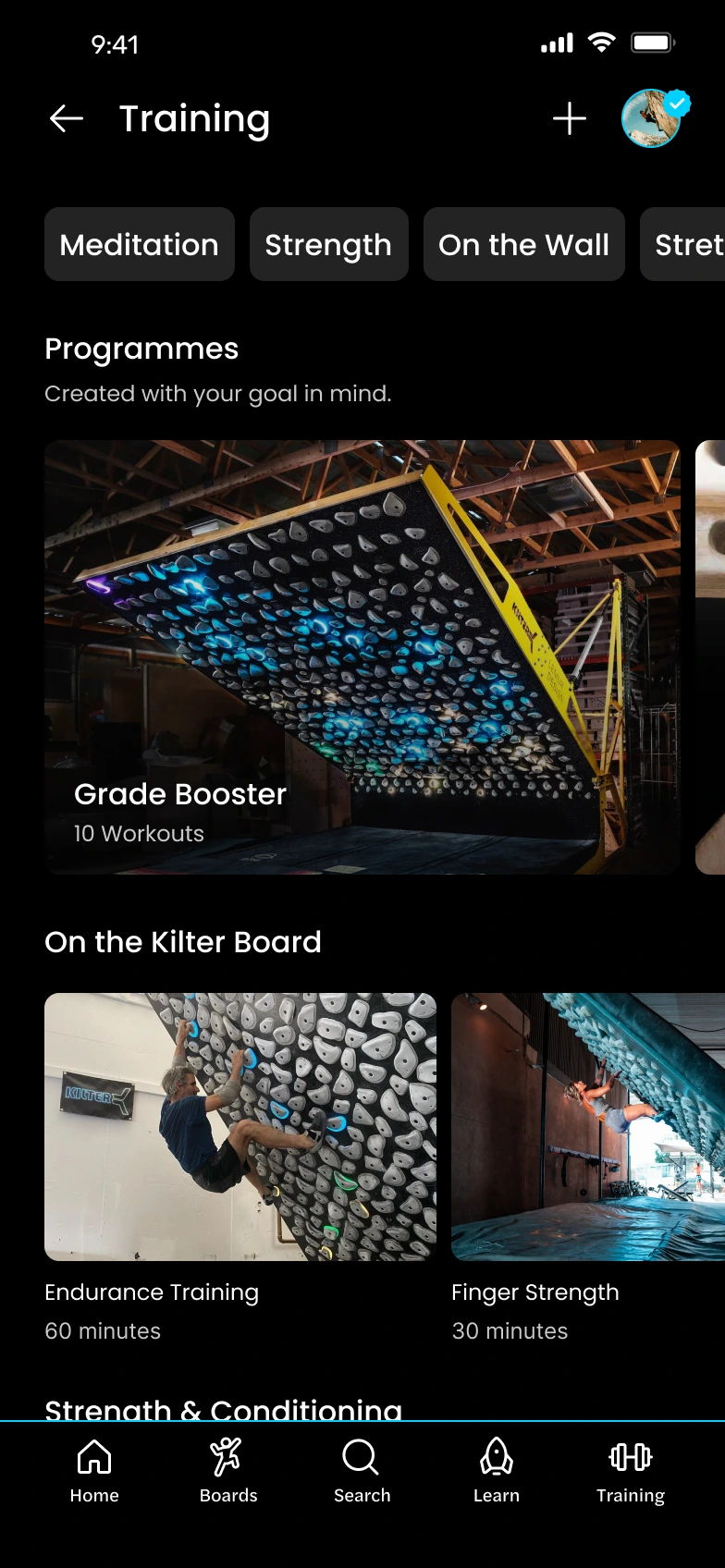 Kilter original application design 3
